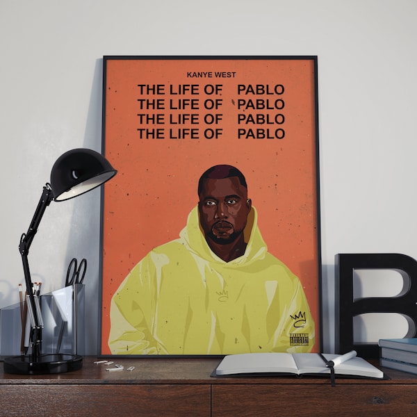 Kanye West Poster Etsy UK