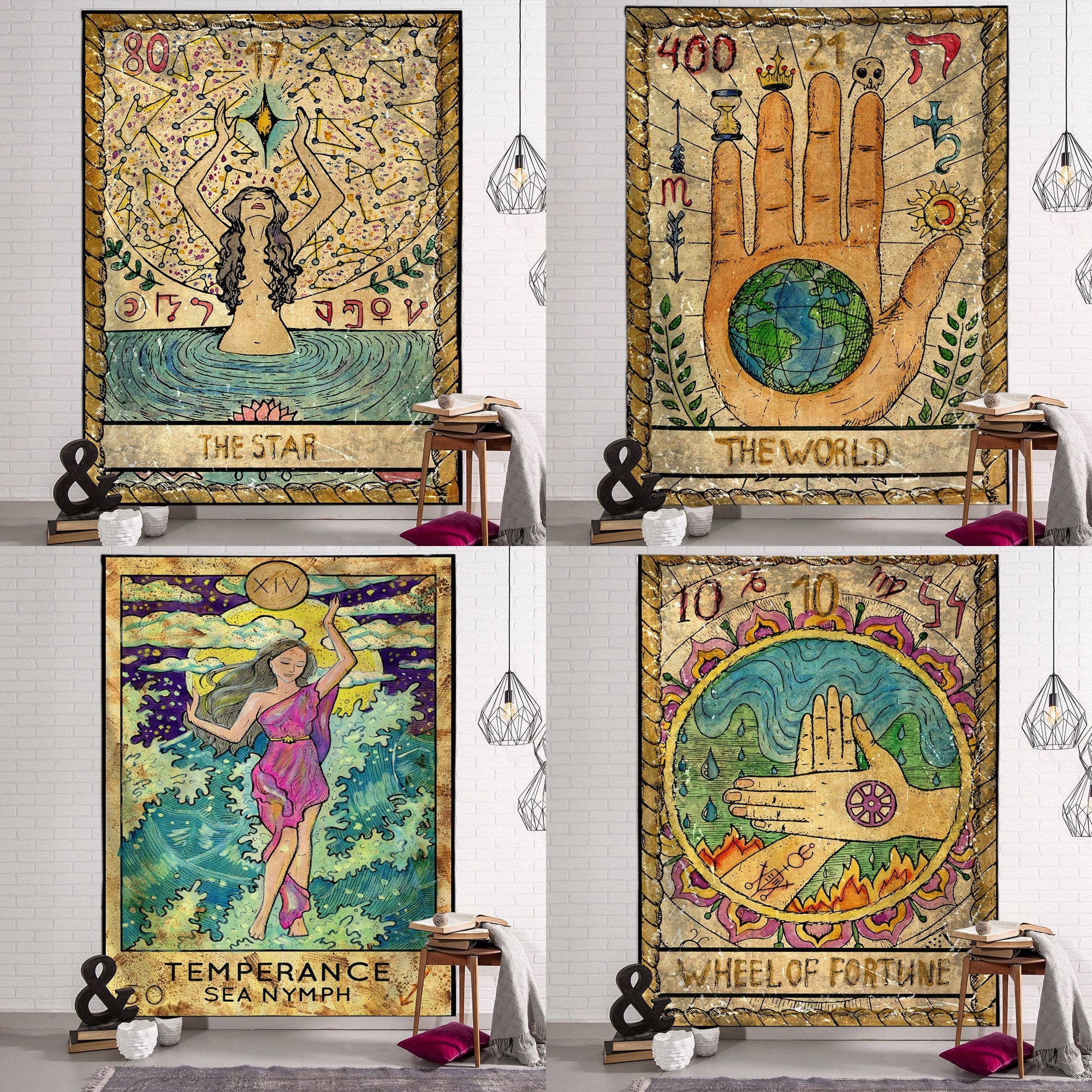 Tarot Tapestry Etsy Canada