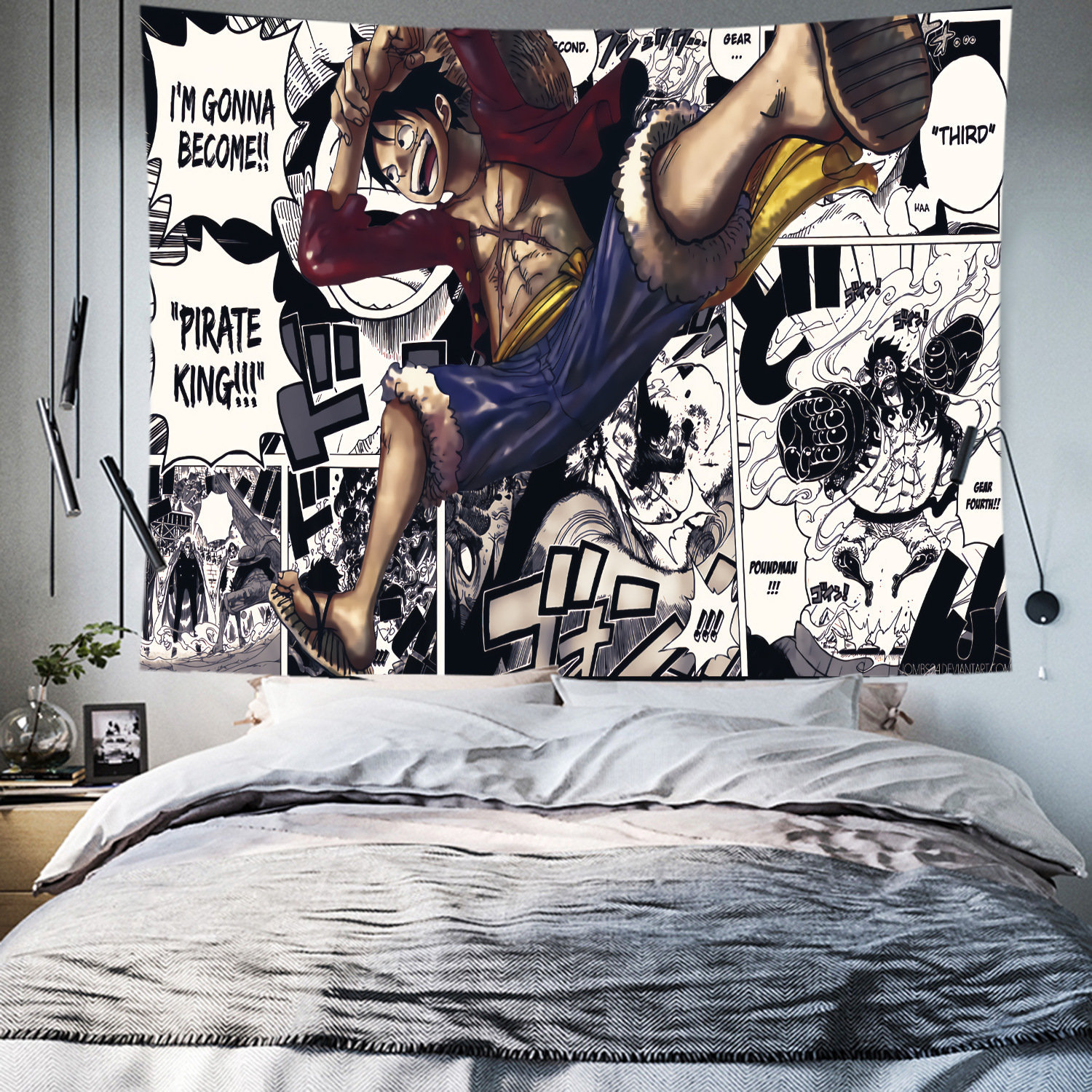 Feyigy Anime Tapestry - One Piece Tapestry-Going Merry Ship Room