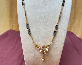 Flower Mangalsutra Antique Mangalsutra 