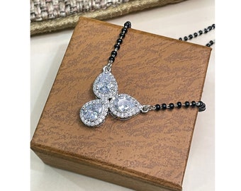 naagin shivanya simple diamond mangalsutra designs Pratha Tejasswi Prakash Naagin Inspired Tear Drop New Releases