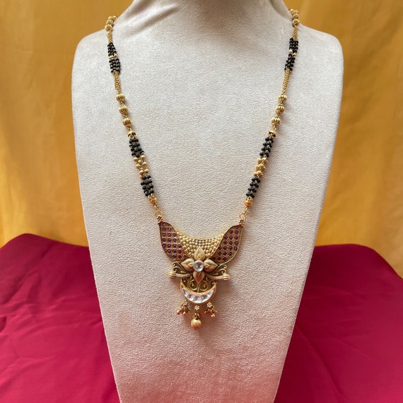 Antique Mangalsutra Gold Plated 