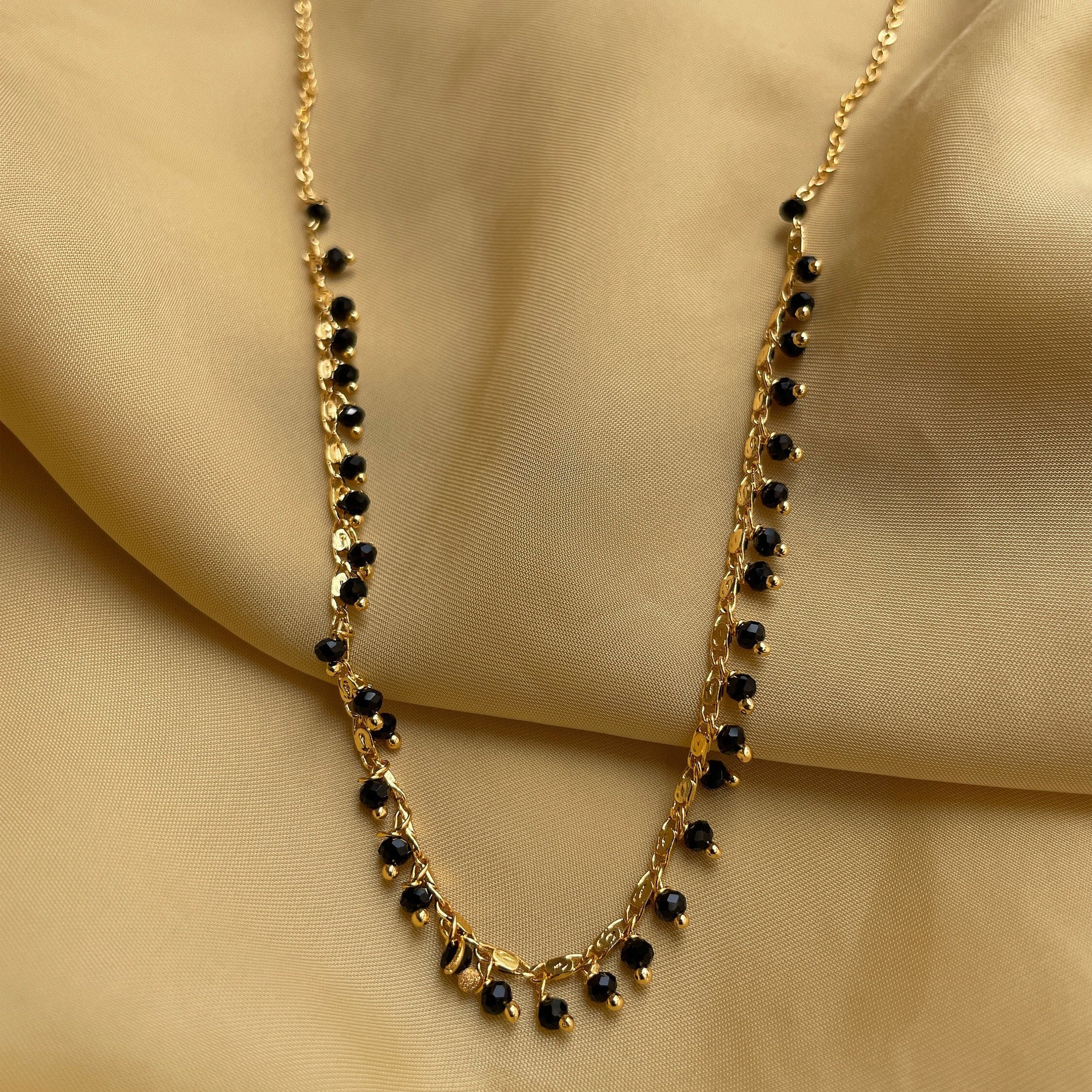 latest black beads mangalsutra designs, black beads mangalsutra designs with  price