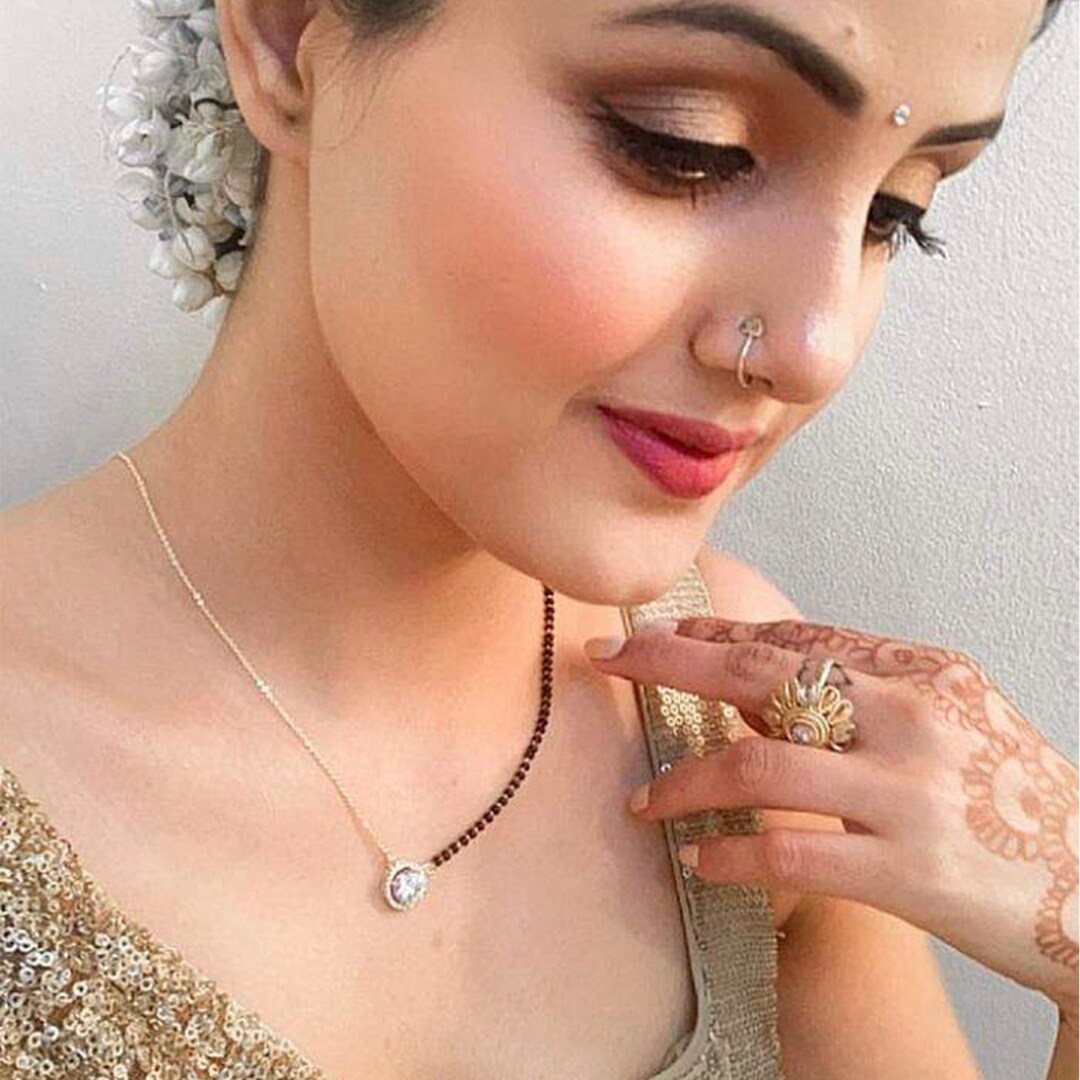 Diamond Mangalsutra, Gold Plated Mangalsutra, Bollywood Actress