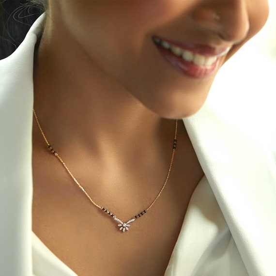 Diamond Mangalsutra Gold Plated Mangalsutra Bollywood Actress Mangalsutra CZ Mangalsutra Indian Jewelry Gold Indian Mangalsutra Etsy