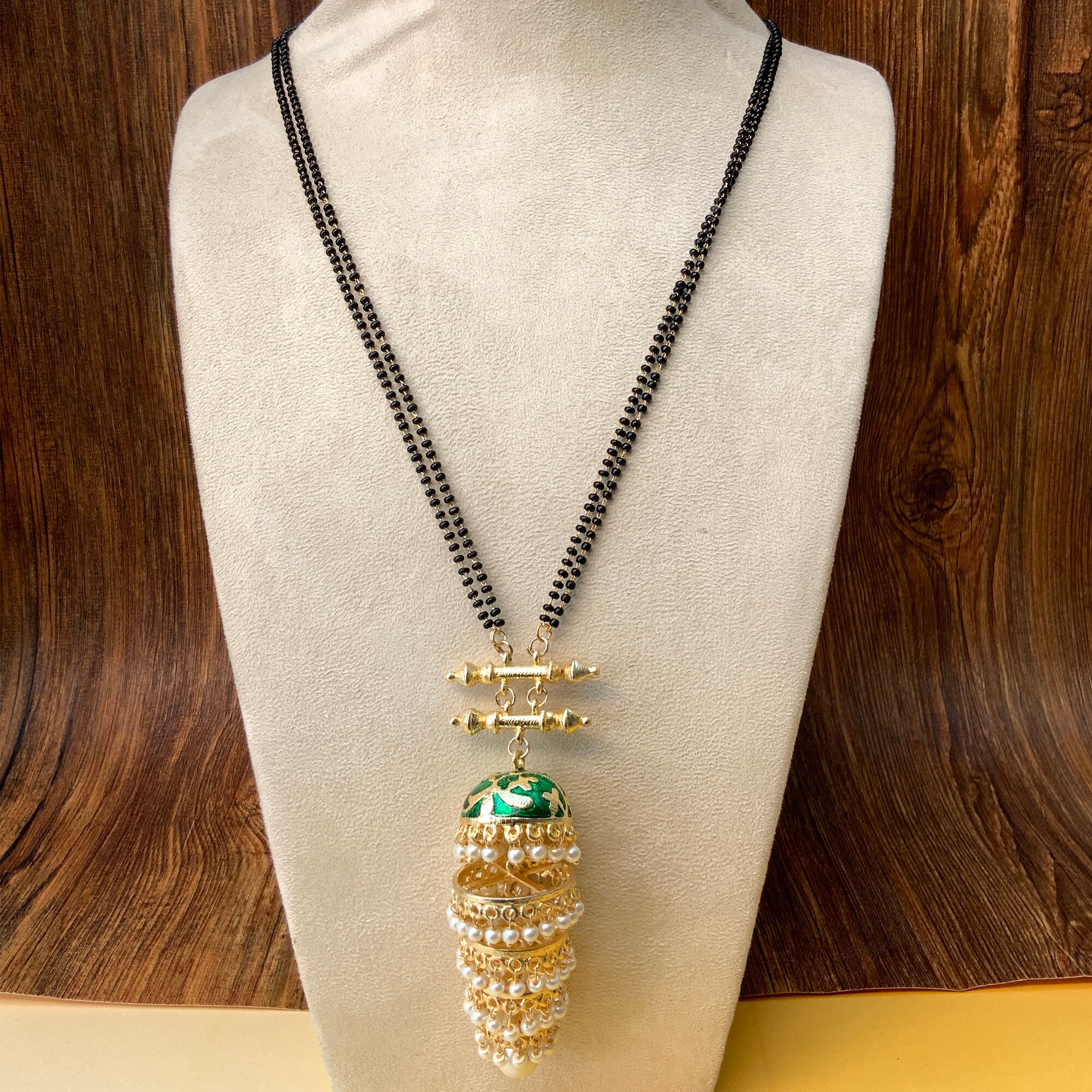 Antique Gold Mangalsutra Long Gold 