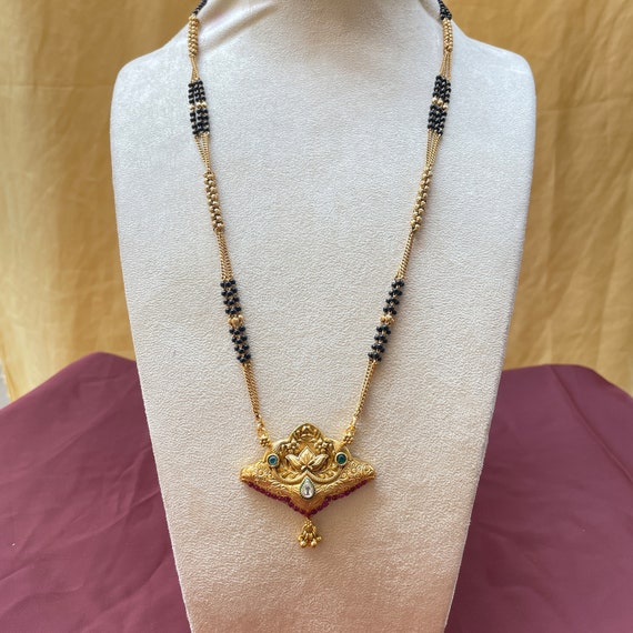 Antique Mangalsutra Gold Plated 
