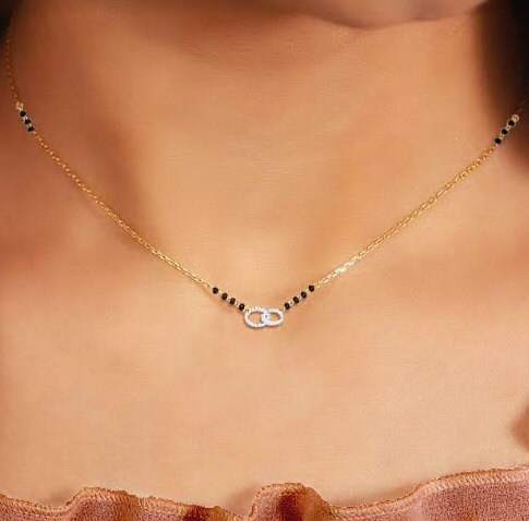 Delicate cheap mangalsutra gold