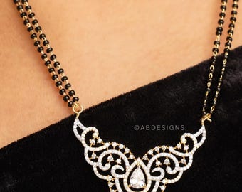 Pendant Mangalsutra Sabyasachi Mangalsutra Online Price Modern Gold Mangalsutra/daily Wear Jewellery/lightweight Gold