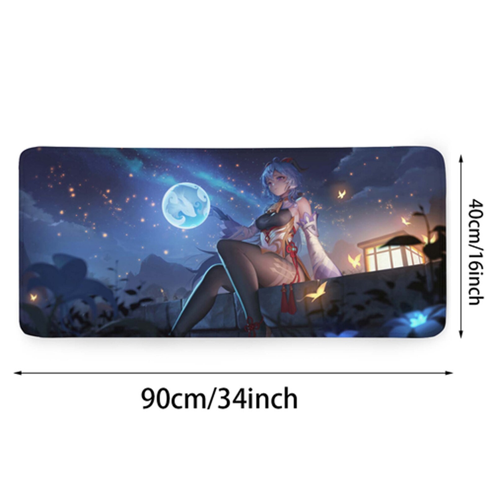 Large Mousepad Desk Pad Genshin Impact Game Mouse Pad Etsy