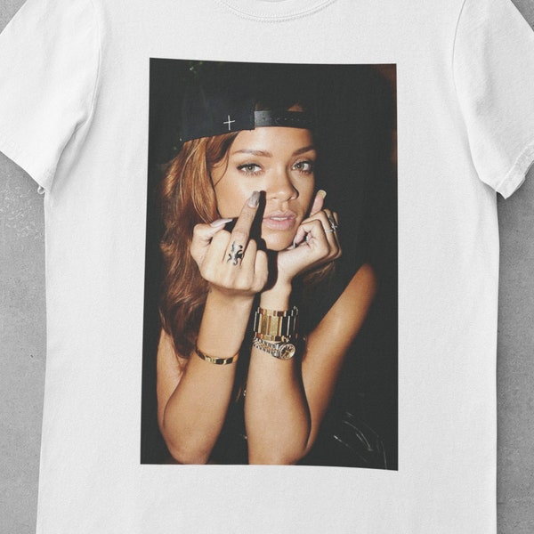 Rihanna Shirt bootleg meme tee, Rihanna TShirt,Rihanna T shirt,Rihanna clothing casual Rihanna Tee