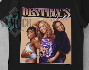 Destiny&#39;s Child T-Shirt bootleg, Destiny&#39;s Child Tshirt, Destiny&#39;s Child T shirt, Destiny&#39;s Child clothing casual Destiny&#39;s Child Tee