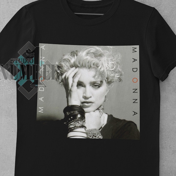 Madonna Tee Shirt bootleg, Madonna Tshirt, Madonna T shirt, Madonna clothing casual Madonna Tee