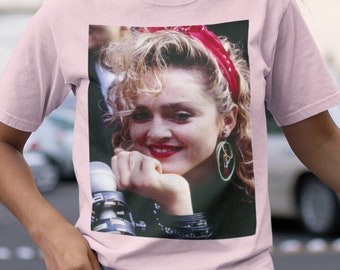 Madonna T Shirt bootleg hip hop rap tee, Madonna Shirt,Madonna Tshirt,Madonna clothing casual Madonna Tee