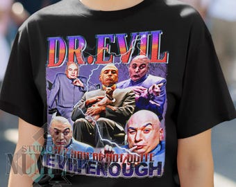 Dr. Evil Austin Powers Shirt  , Dr. Evil Tshirt , Dr. Evil Shirt  new design casual unisex tee size S-3XL