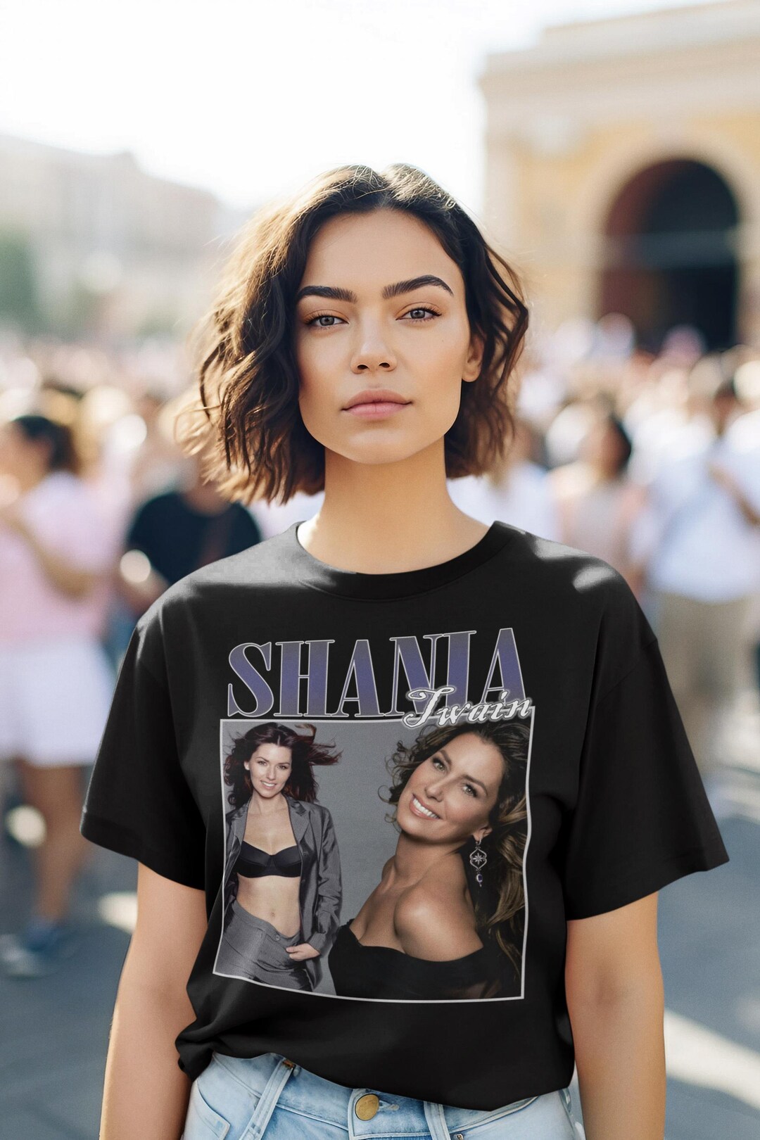 Shania Esign Shania Twain Shirt , Shania Twain Tshirt New Design Casual Unisex Tee ...