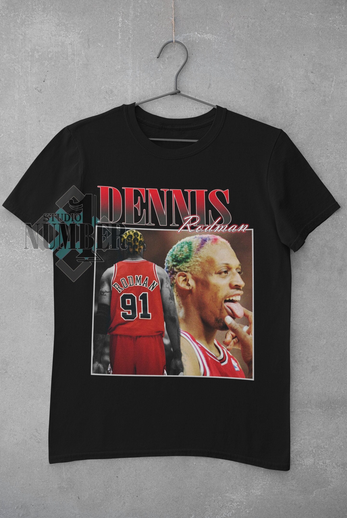 Dennis Rodman Hoodie - Etsy