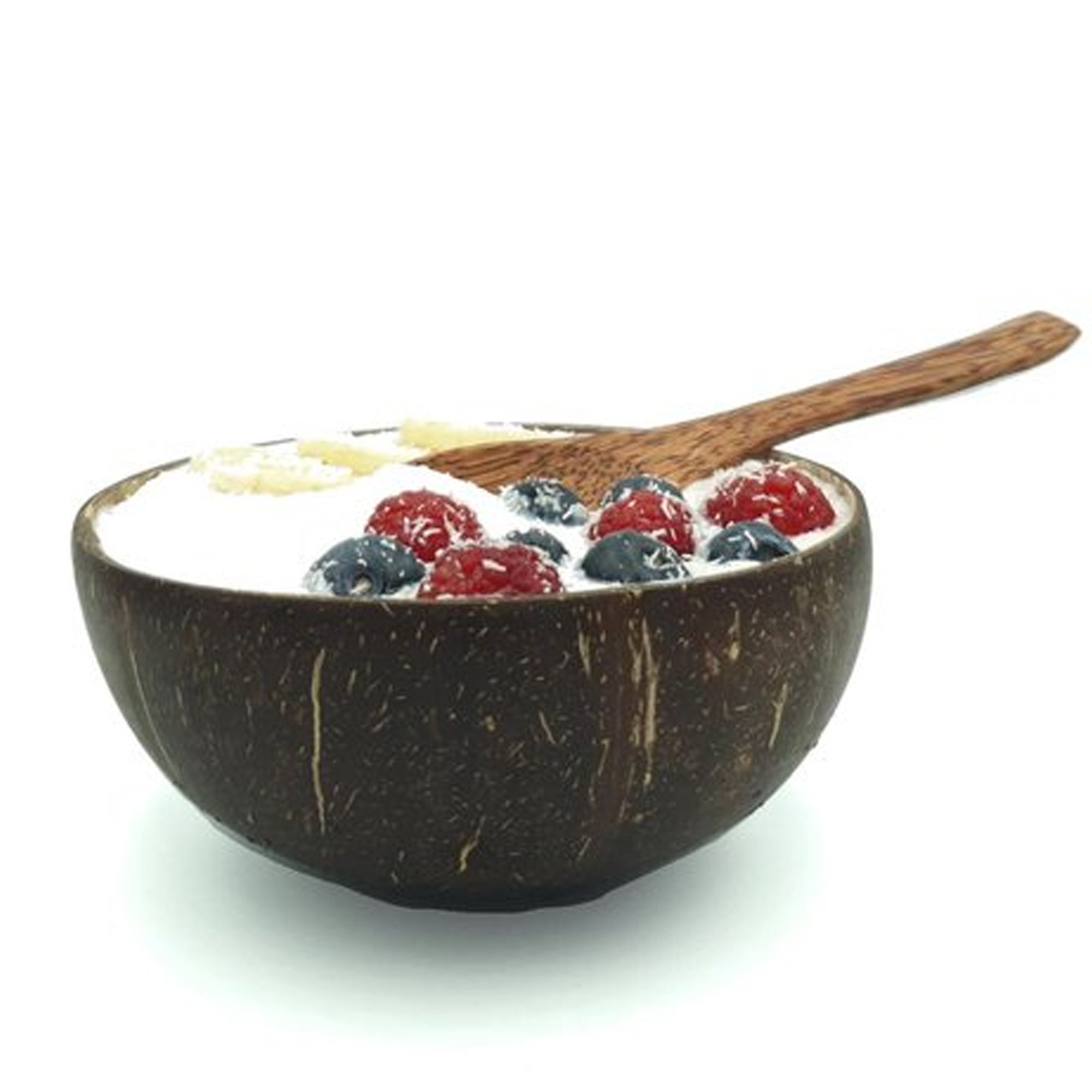 Coconut Bowl Set of 4 100 Natural Hand Made Vegan Eco Etsy