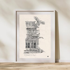 Tropenhaus, Vietnam Art Print, Hoi An Vietnam, Hoi An Art Print, Hoi An Travel, Wandkunst Hoi An, Hoi An Travel Print, Hoi An Travel Art