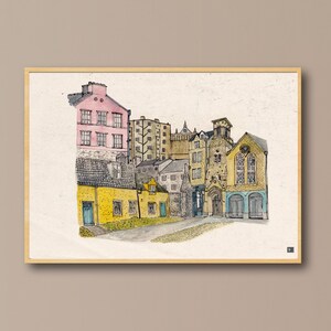 Edinburgh Print, Edinburgh Scotland, Edinburgh Poster, Edinburgh Print Art, Scotland Edinburgh, Edinburgh Gift, Edinburgh Travel Cityscape