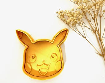 Pikachu cookie cutter with emboss - 3D file