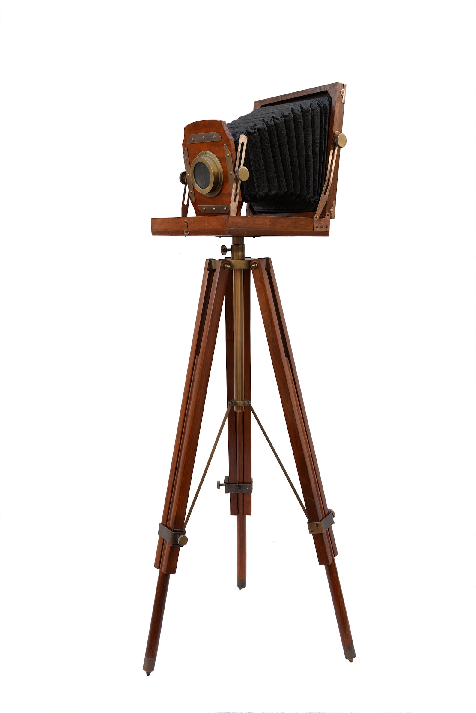 Antique Vintage Look Film Camera Wooden Tripod Gift Item Etsy