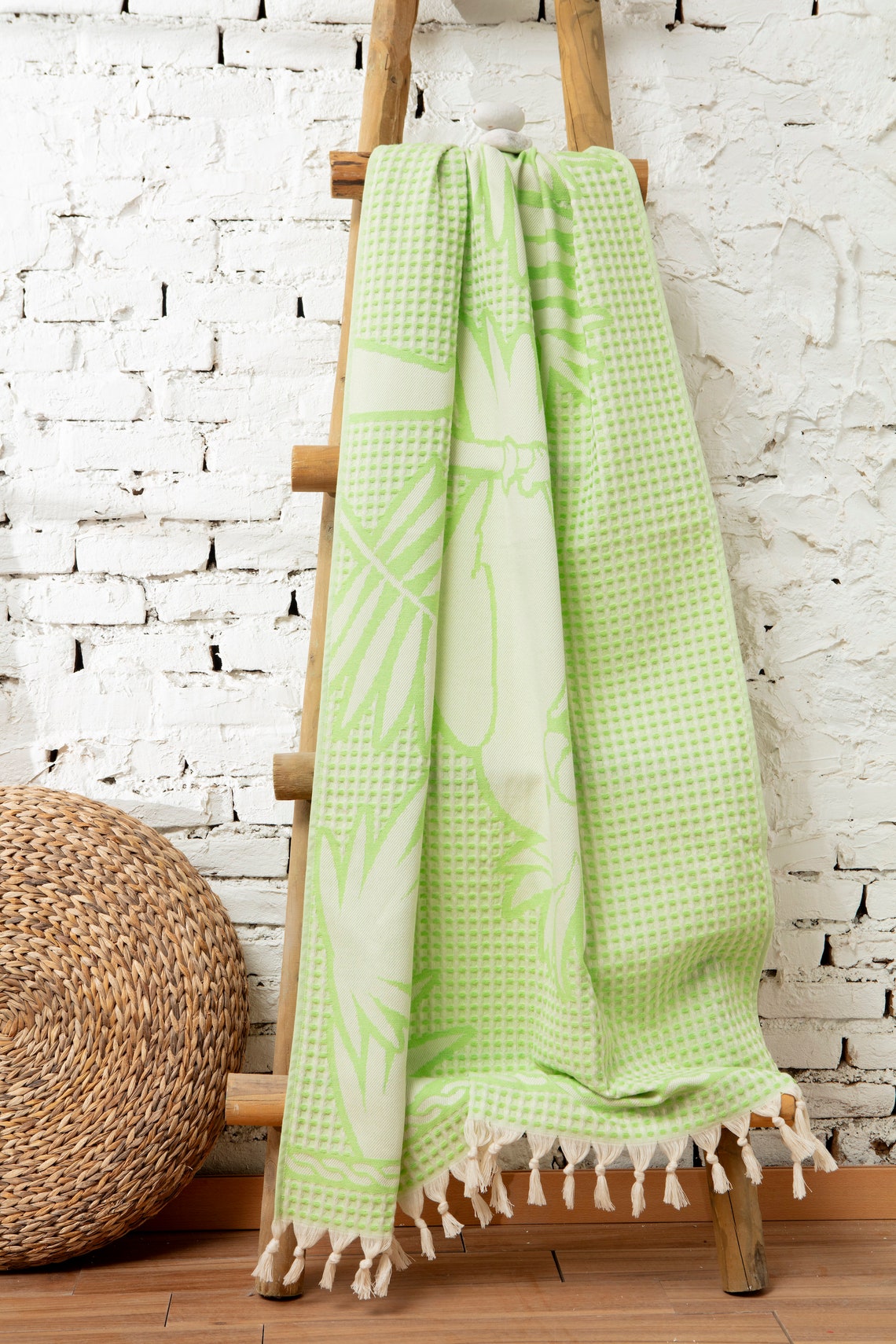 Parrot Design Beach Towel, 100 Cotton, the Size 90170 Cm, Design Towel