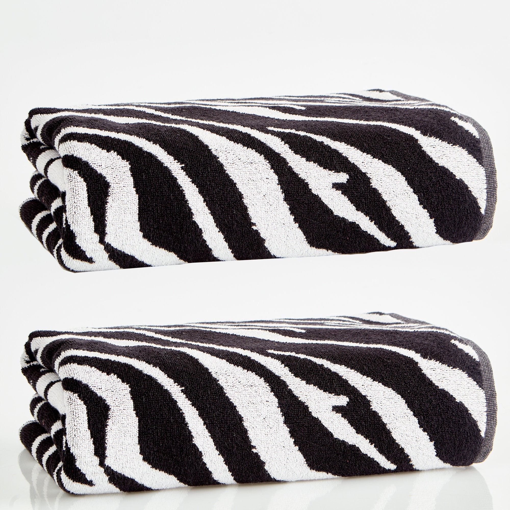 Zebra print towels hotsell