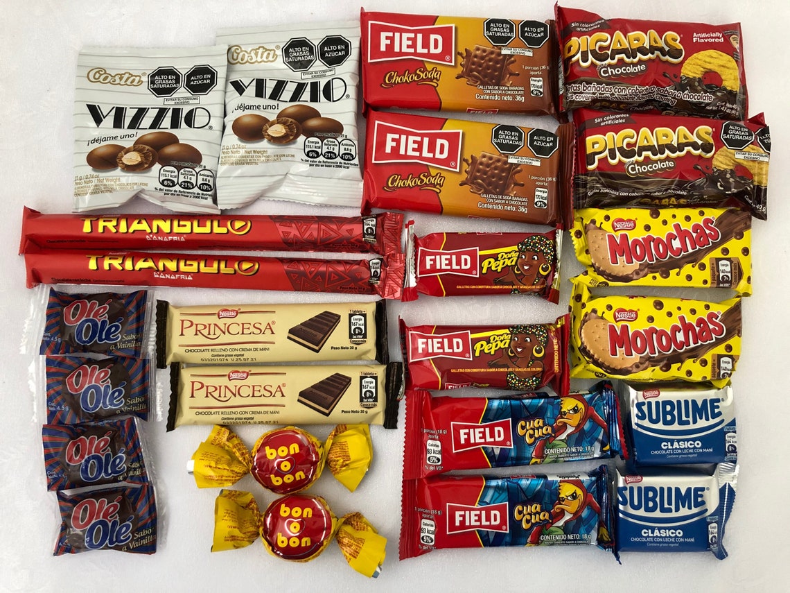 Caja de chocolate peruano Perú Candy Gift Box 24pc mezcla lot | Etsy