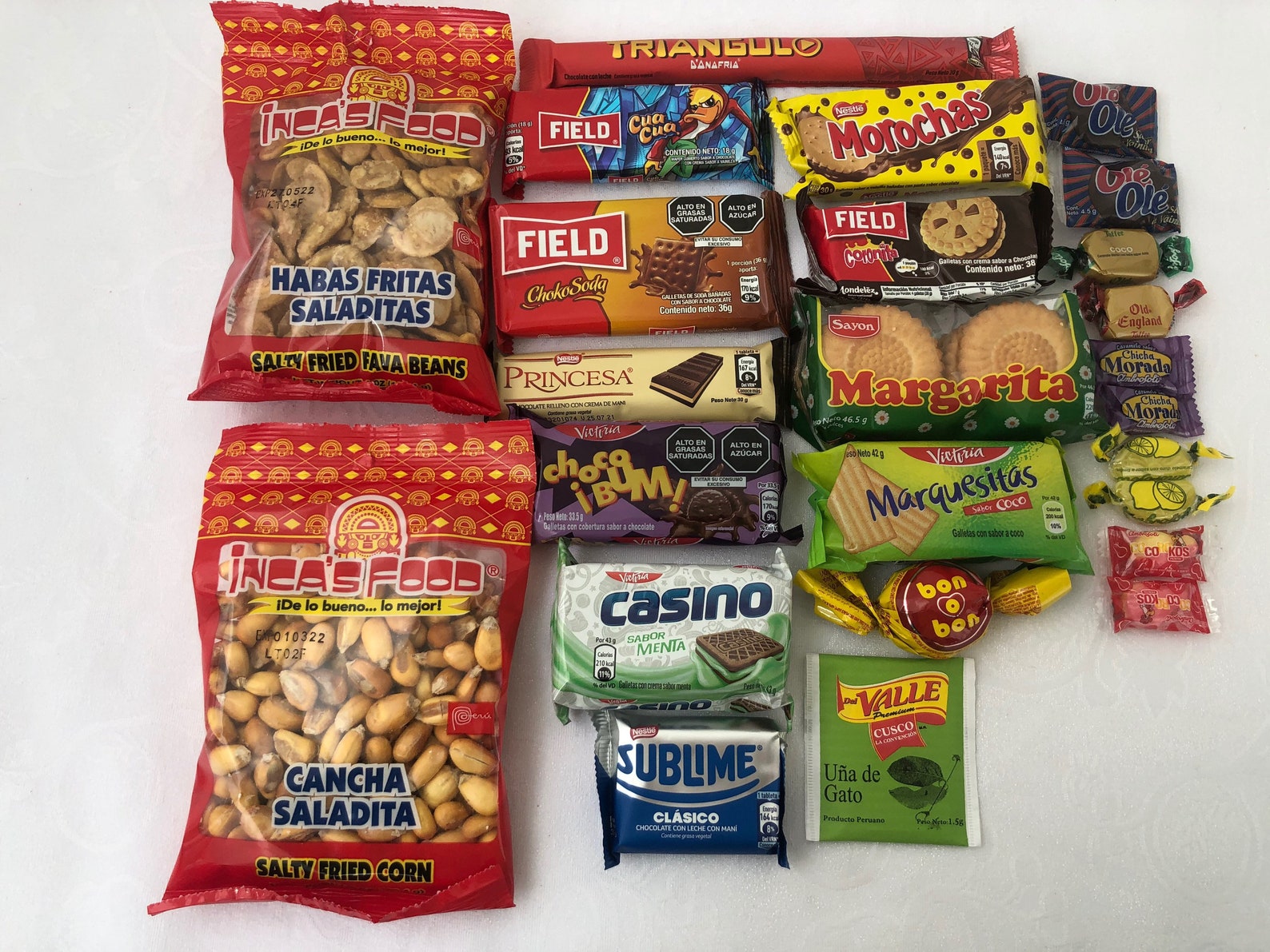 Peru Candy Box Perú snacks Mix Lot 25pc Surtidos Galletas | Etsy