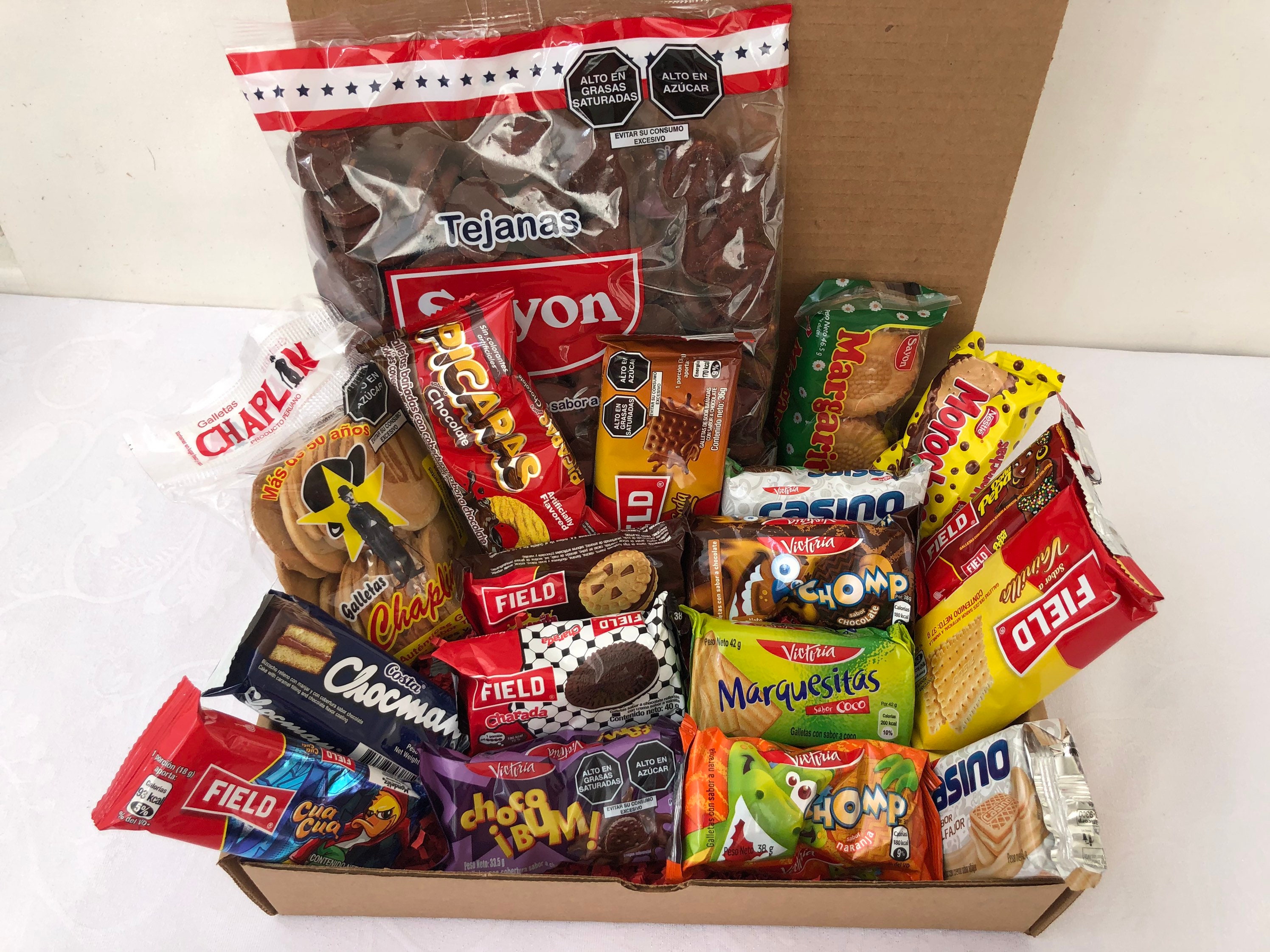 Peruvian Cookie Box Assortments Chocolates & Cookies Sweets Etsy