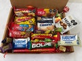 Peruvian Candy Box with assortments  Cookies Chocolates Candies Ca\u00f1onazo & Golpe Sweet Treats from Peru Candy Gift Box with 25 pieces