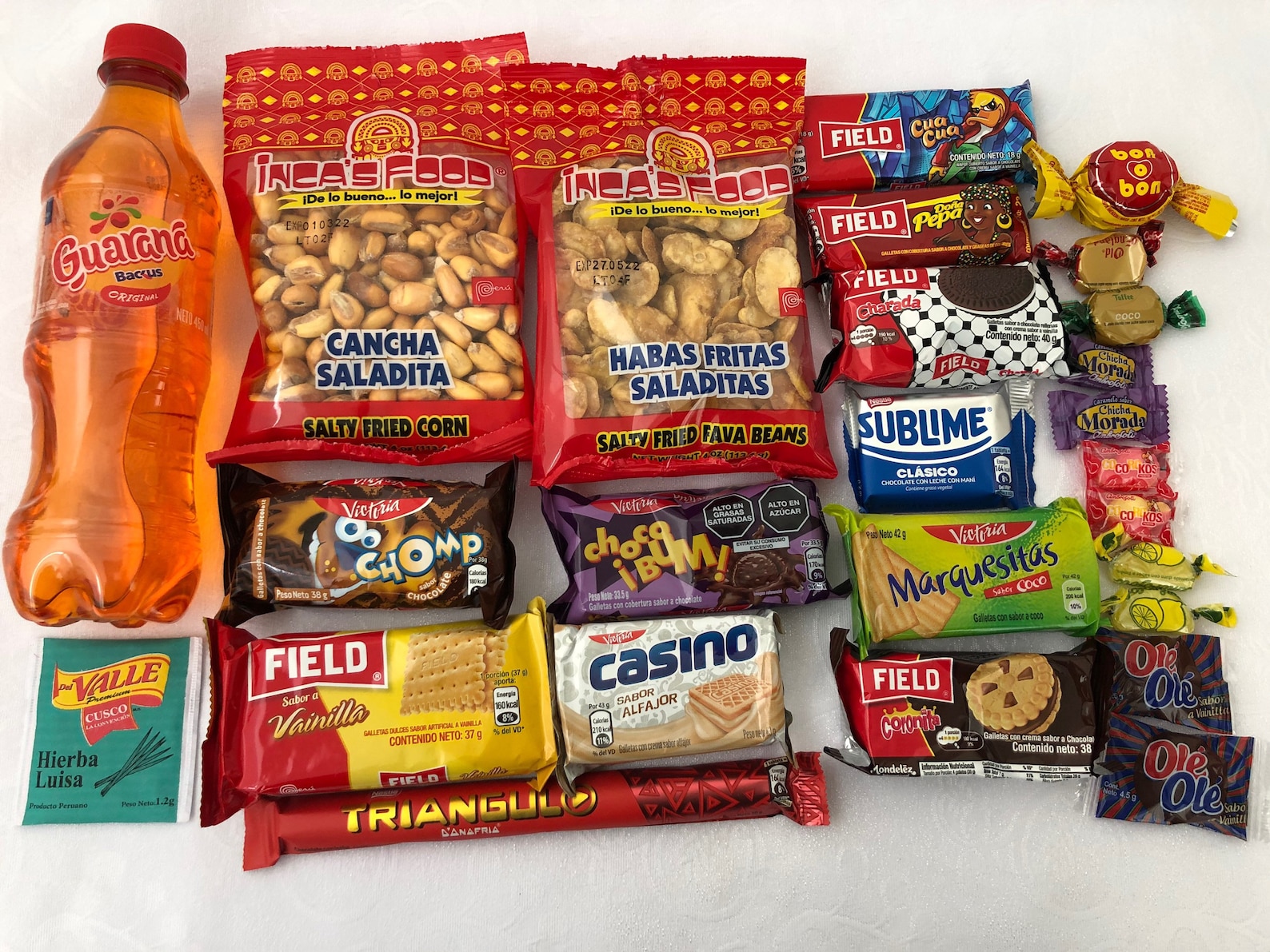 Peruvian Candy Box Assortments Cookies Chocolates Candies | Etsy