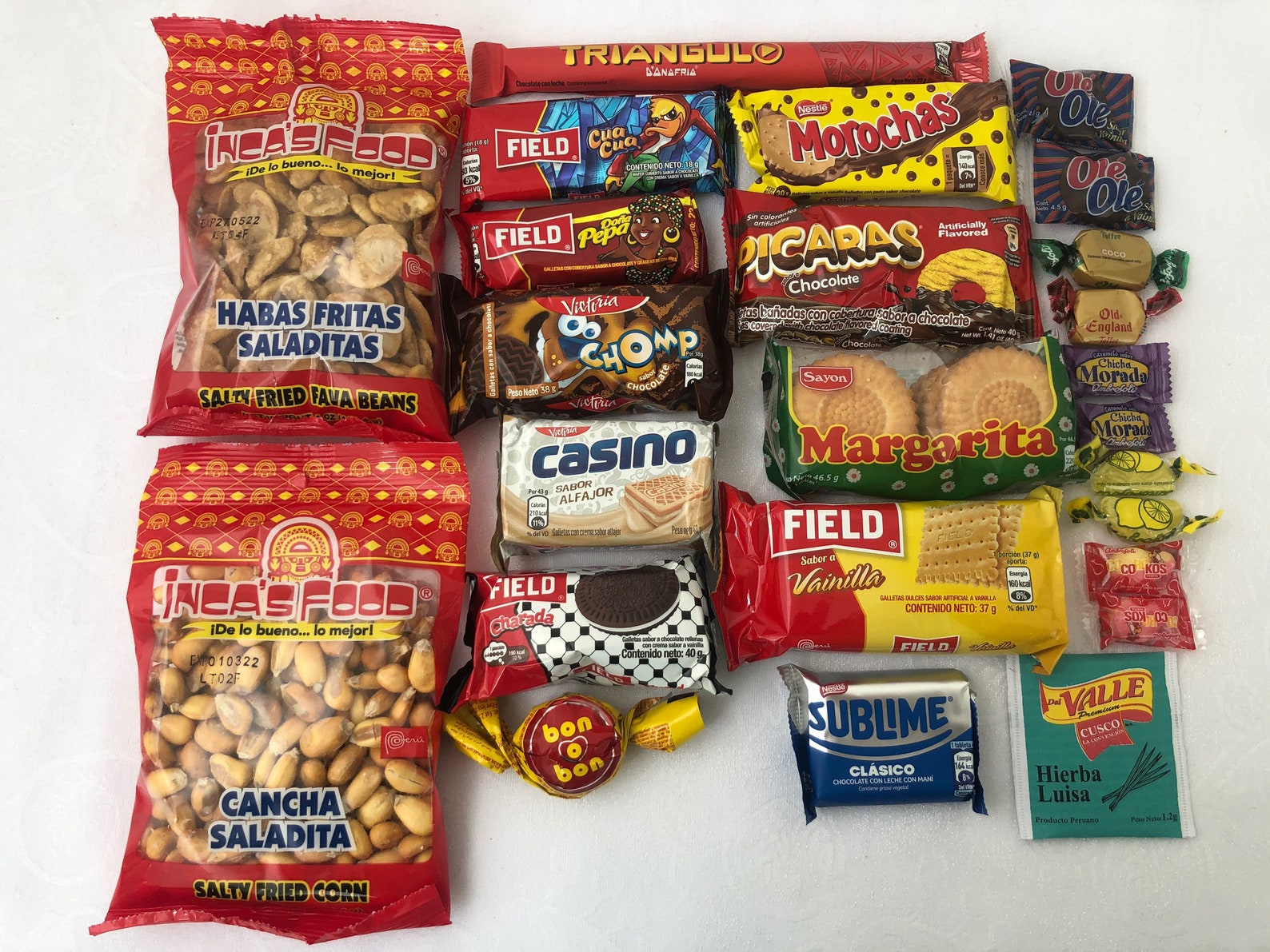 Peru Candy Box Perú snacks Mix Lot 25pc Surtidos Galletas | Etsy