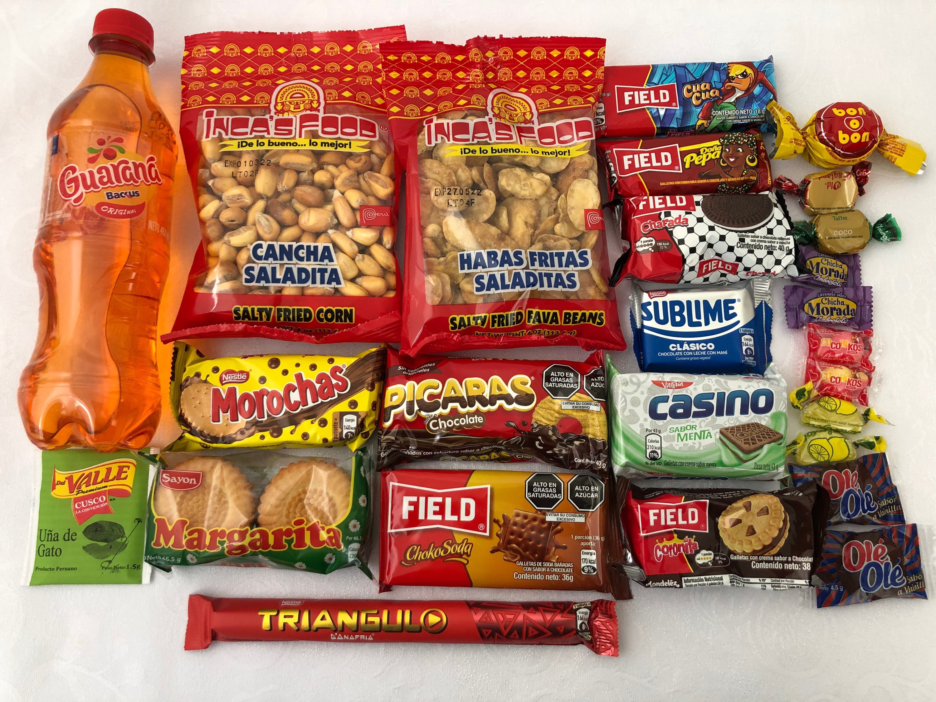 Peruvian Candy Box Assortments Cookies Chocolates Candies | Etsy