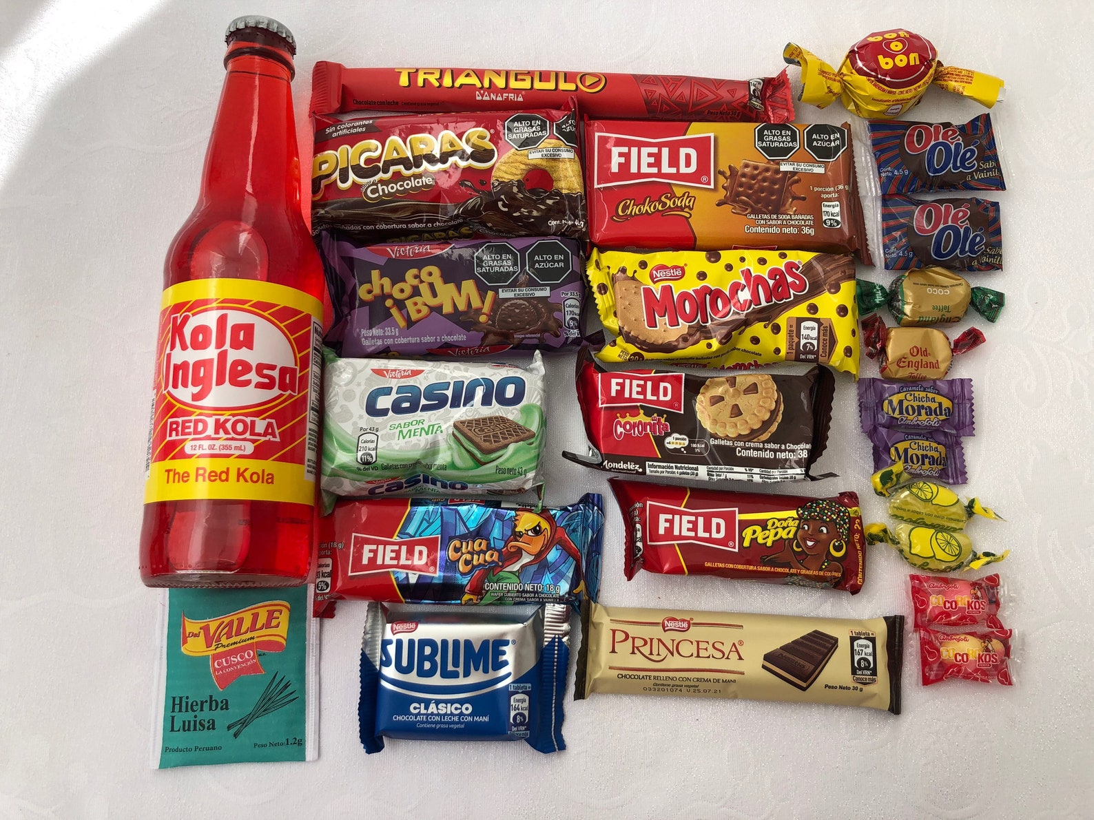 Peruvian Candy Box Mix Lot 24pc Assortments Cookies Chocolates | Etsy