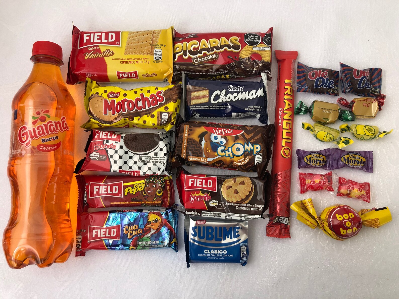 Peruvian Candy Box With Assortments Cookies Chocolates Candies - Etsy