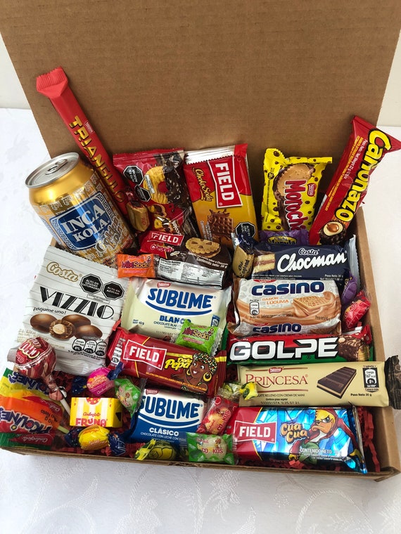 Caja chucherías dulces golosinas regalo, regalos personalizados