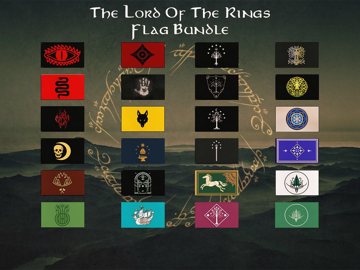 LOTR Khazad-Dum Flag Moria Flag The Lord of The Rings -  Portugal