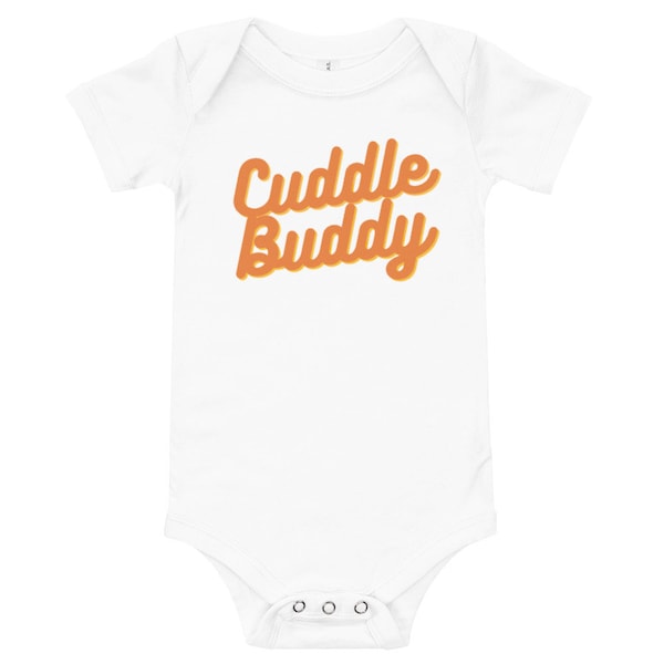 Cuddle Buddy Onesie | Cute Onesie | Baby Shower Gift | Baby Bodysuit | Baby Short Sleeve One Piece | Fall | Autumn | Baby Shower Gift