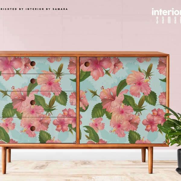 Malm Dresser Decal Etsy UK