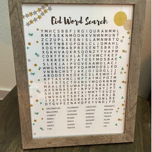 Eid Word Search  - INSTANT DOWNLOAD