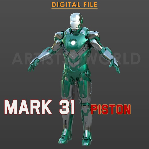 アイアンマン マーク 31 コスプレ スーツ 3D プリント用 STL アイアンマン マーク 31 コスプレ スーツ 3D プリント用 STL