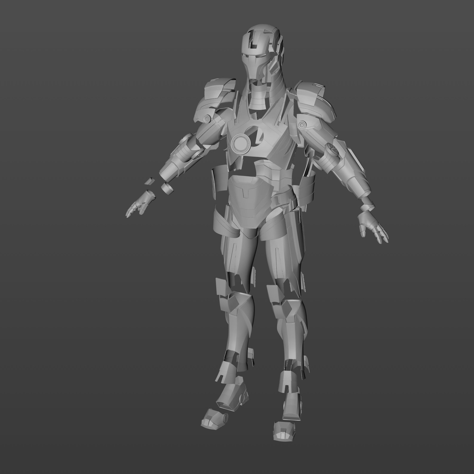 Iron Man Mark 16 Cosplay Suit STL File for 3D Printing High Quality