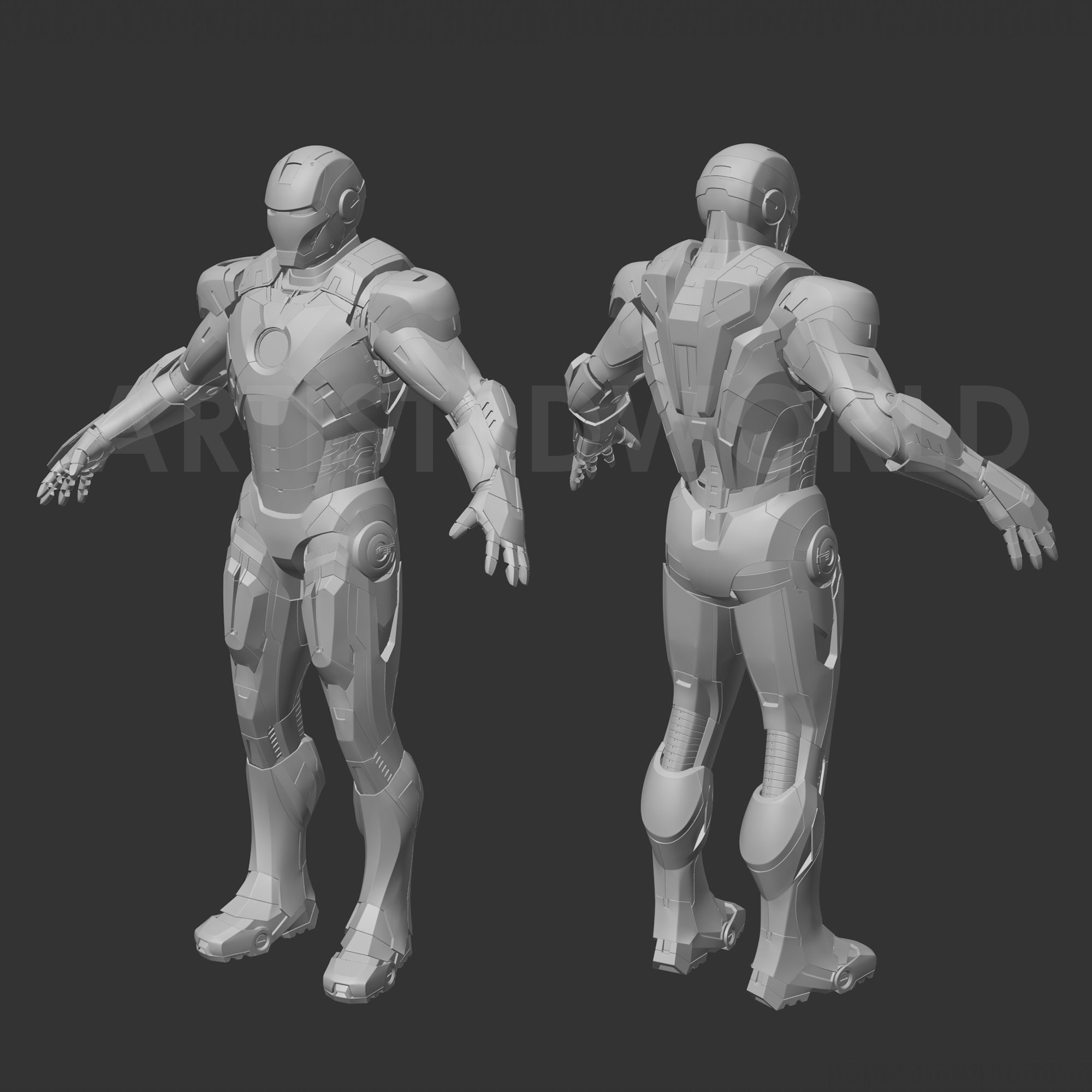 Ironman Mk VII Version 1 - 3D Print Model by Did3D