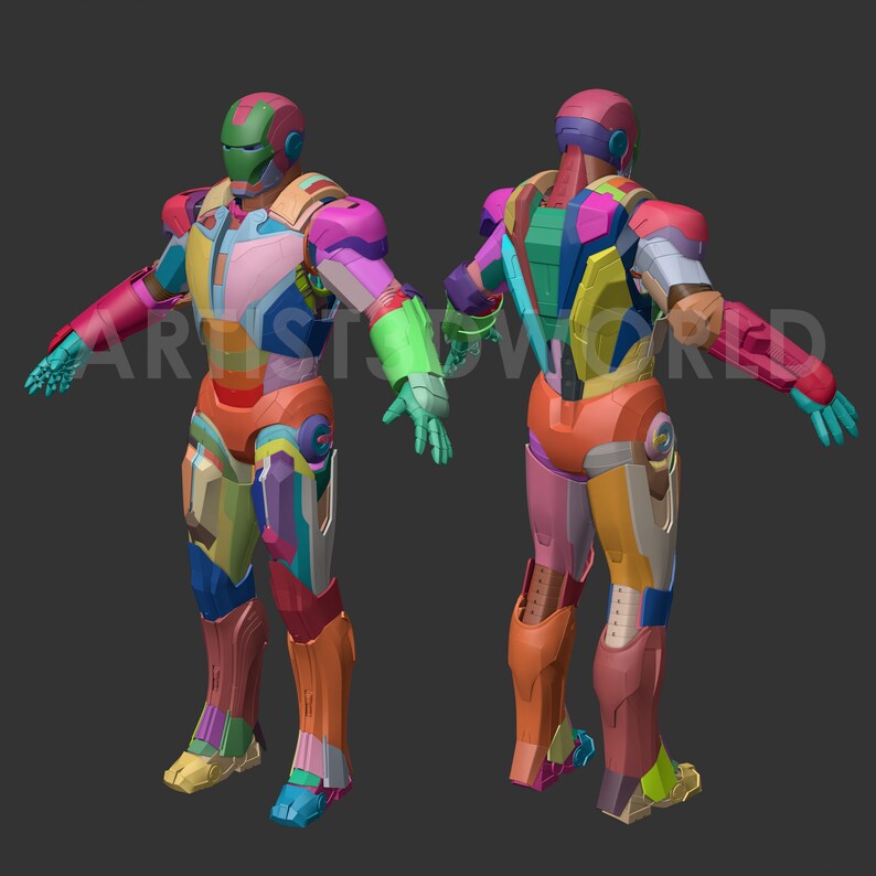 Iron Man Mark 13 Cosplay Suit Stl File For 3d Printing High Quality