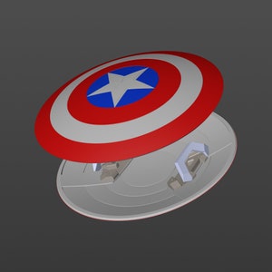 Captain American Magnet SHIELD | Captain American Cosplay STL für 3D Druck