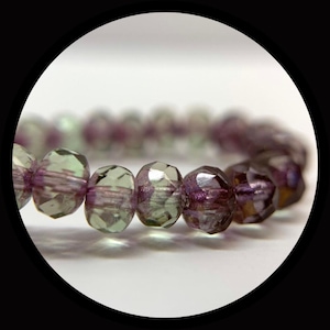 3x5mm Bronzed Light, Rondelle Beads, Czech Glass Beads, Jewelry Making Supplies