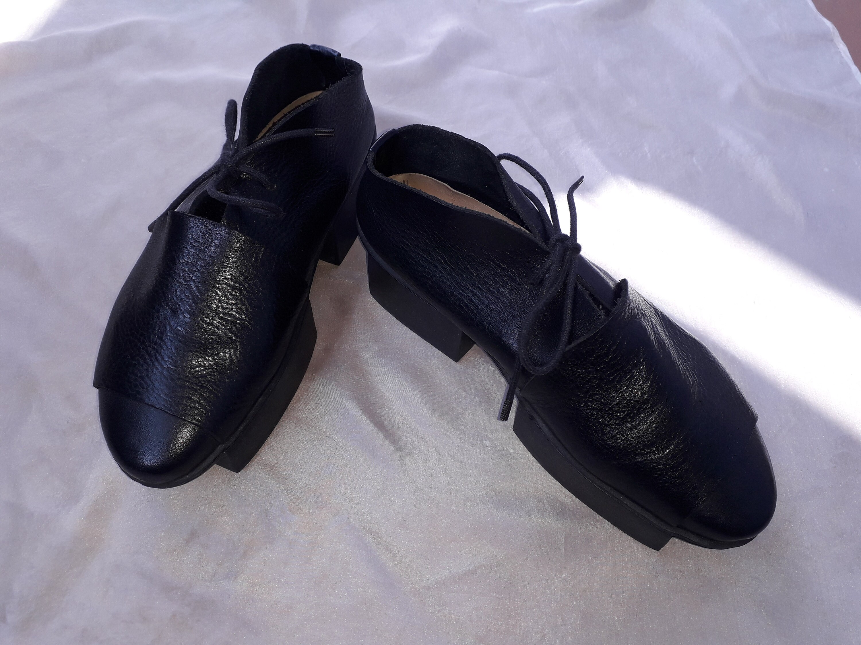 Original Design Trippen Shoes Size 38 Black Leather - Etsy