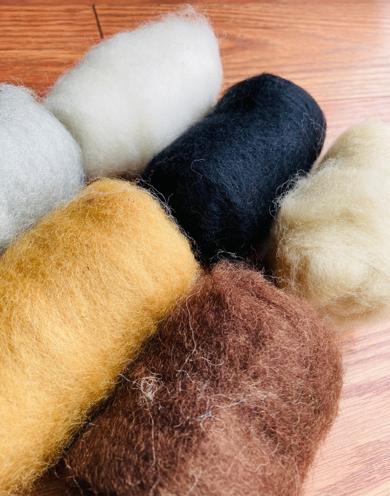 Wool Felt Wool Felting Supplies Wet Felting supply DIY | Etsy